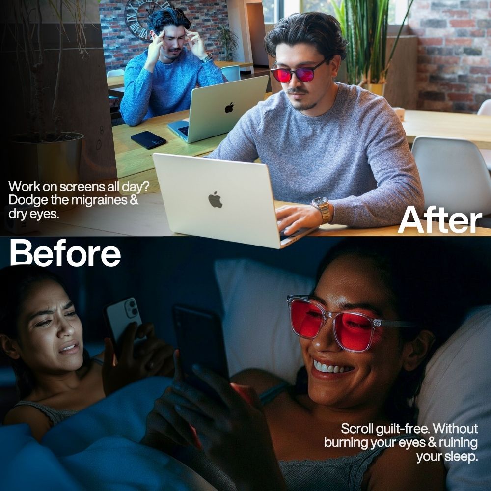 Noctys™– The 99.9% Blue Light Shield for Migraine Relief & Deep Sleep